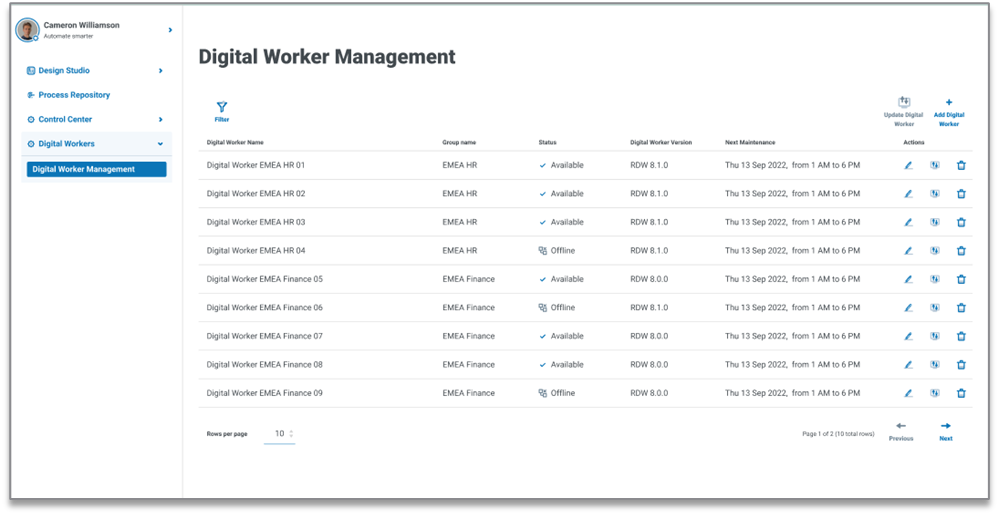 Hybrid deployment