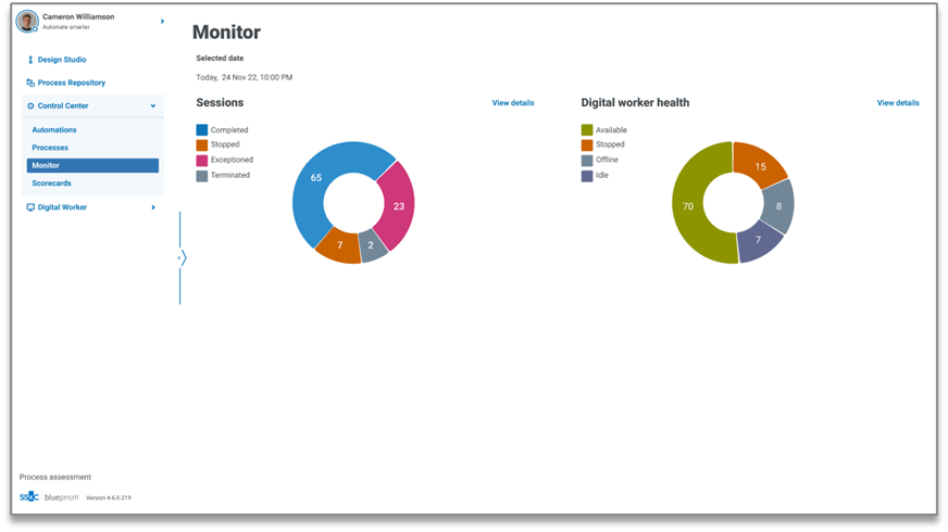 Control Center Monitor